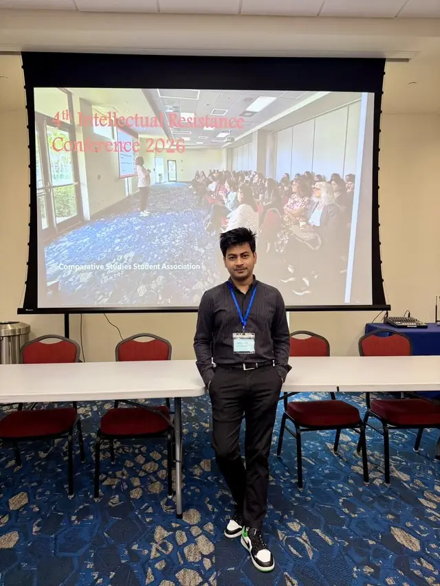 Naim Bin Hasan at the 4th Intellectual Resistance Conference, 2026.