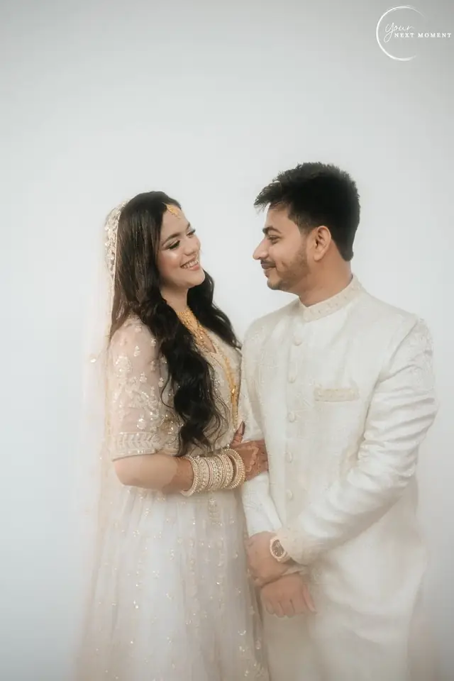 Wedding portrait of Naim Bin Hasan.